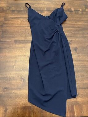 Altar’d State Dress Medium Navy Blue Sleeveless Knee Length